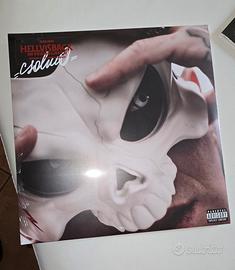 Vinile Salmo Hellvisback 10 YL Marble Autografato