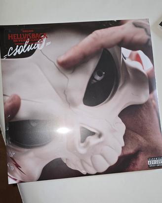 Vinile Salmo Hellvisback 10 YL Marble Autografato