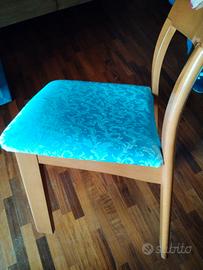 4 sedie noce massello tanganica MobilGirgi