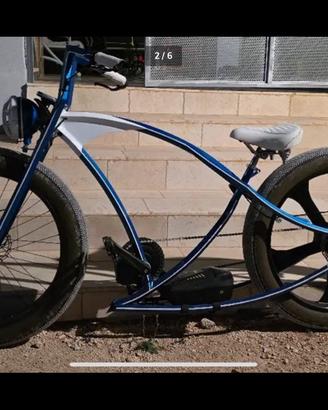 Bici elettrica custom artigianale