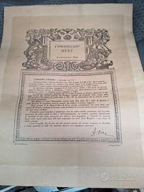 Bollettino della Vittoria, litografia 