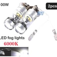 KIT DI LAMPADE ANTI-FOSCHIA A LED H3 100W CANBUS