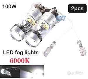KIT DI LAMPADE ANTI-FOSCHIA A LED H3 100W CANBUS