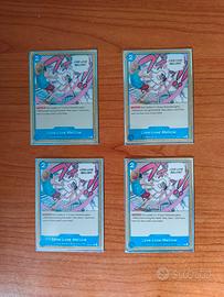 One Piece TCG: 4 Carte Super Pre-Release "Love Lov