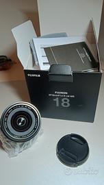 obiettivo FUJI XF18 f1.4 R LM WR