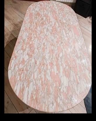 tavolo vintage marmo rosa Norvegiese