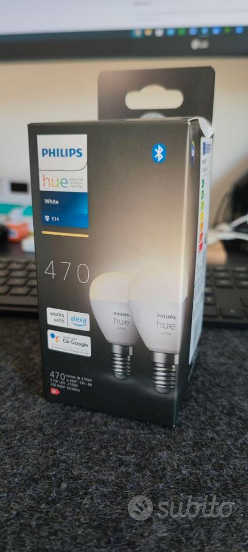 2 lampadine Philips Hue Smart E14 Comodino - Arredamento e Casalinghi In  vendita a Catania