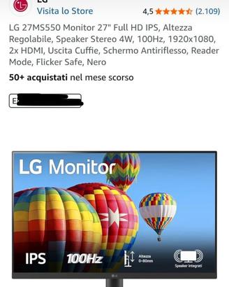 Monitor LG 22"