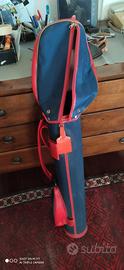 borsa da golf con 2 mazze ed accessori 