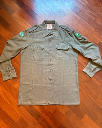 Camicia Militare Vintage 1988 – Verde Oliva