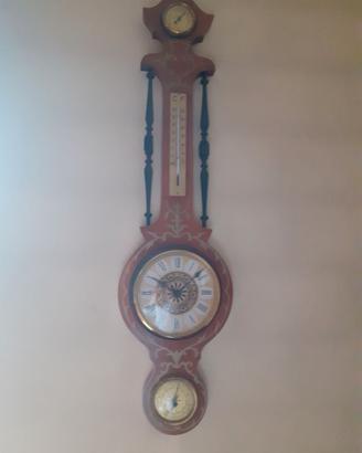 orologio barometro da parete
