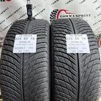 2 PNEUMATICI 225/55 R18 MICHELIN INVERNALI 75%