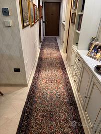 Tappeto persiano Kirman originale – corridore 7m