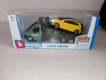 Burago Carro Attrezzi + Volkswagen Polo 1/43