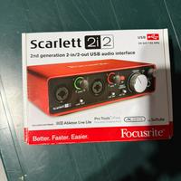 Scarlett 2i2 2nd generation seconda generazione