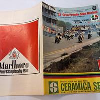 libretto del 75 gran premio Imola motoc.