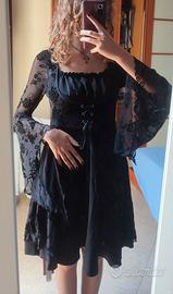 Abito goth nero Romwe