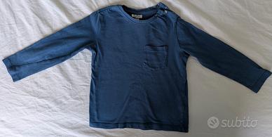Maglietta maniche lunghe blu Fagottino 24-30 mesi