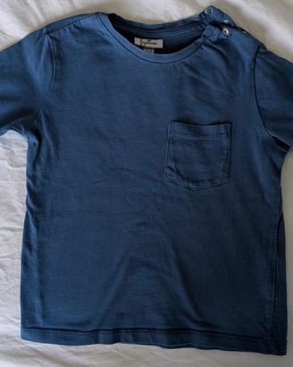 Maglietta maniche lunghe blu Fagottino 24-30 mesi