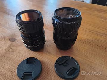 Obiettivi PK - Pentax 28-80 e Minolta 35-70