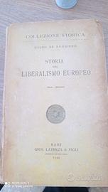 LIBRO STORIA DEL LIBERALISMO EUROPEO