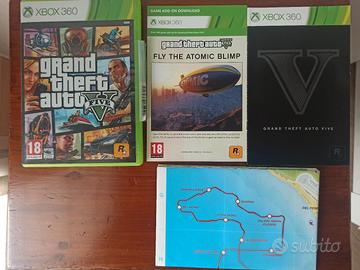 Xbox 360 - GTA V - completo con mappa
