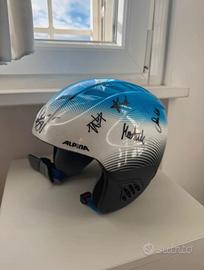 Casco Sci Autografato Coppa del Mondo Kronplatz