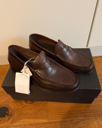 Mocassino ZARA in pelle con mascherina TG. 40