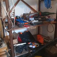 scaffale resistente in legno con 3 Ripiani 