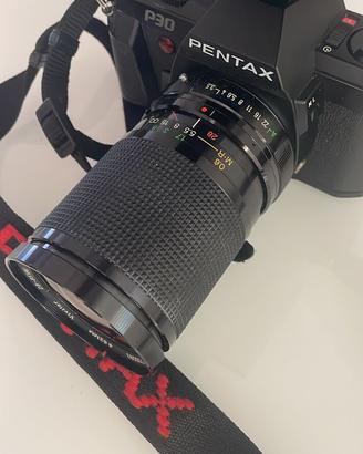 Pentax P30 con 28-80mm e Flash