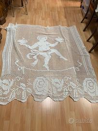 Tenda tovaglia centrino uncinetto