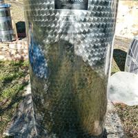 Contenitore fusto inox olio vino