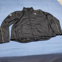 Giubbotto invernale con cappuccio per bici