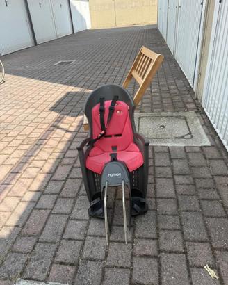 Seggiolino per bicicletta, aggancio posteriore
