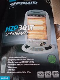 stufetta alogena Zephir con telecomando 