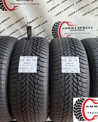 4 PNEUMATICI 215/50 R18 NOKIAN INVERNALI