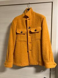 Overshirt in lana e alpaca