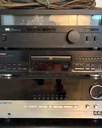 Impianto Hi-Fi (Harman Kardon + Pionner + Sansui)