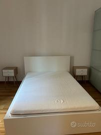 Letto Ikea Malm + doghe sultan lade e materasso