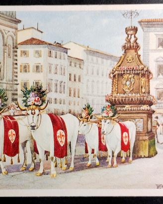 Cartoline anni '40 - Firenze - Scoppio del Carro