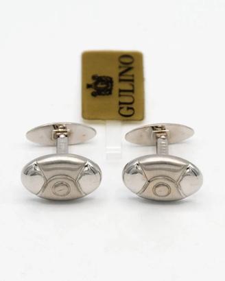 Gemelli oro bianco 18kt 750 gioiello uomo A.1541