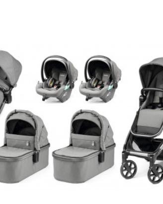 Trio  gemellare peg perego ypsi city grey