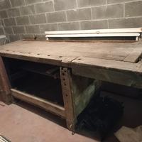 antico bancone da falegname 