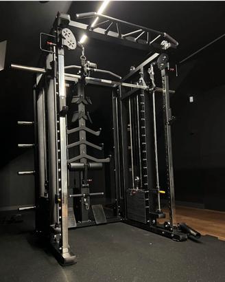 Power Rack Multifunzione Smith paco pesi 3x120kg