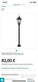 8 Lampione da giardino eglo navedo