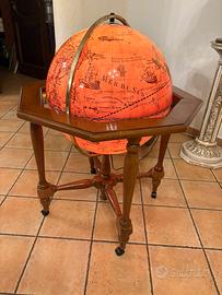 Mappamondo lampada vintage 1974