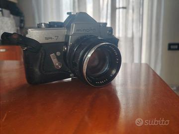 Minolta SR-7 Vintage con Obiettivo Auto Rokkor-PF 