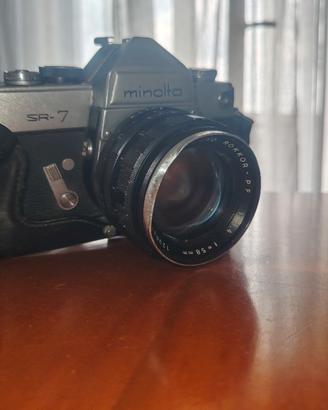 Minolta SR-7 Vintage con Obiettivo Auto Rokkor-PF 