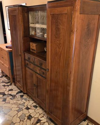 Credenza anni '30 Art Déco in noce