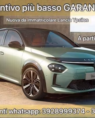 Lancia Ypsilon Hybrid 1.2 100cv - NUOVA DA IMMATYR